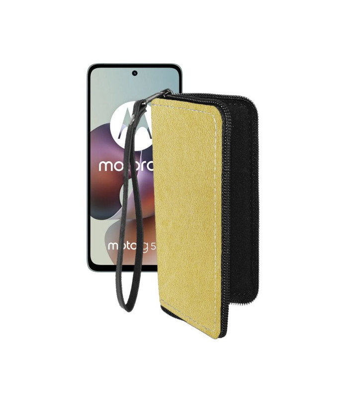 Чохол-гаманець з екошкіри для телефону Motorola Moto G56