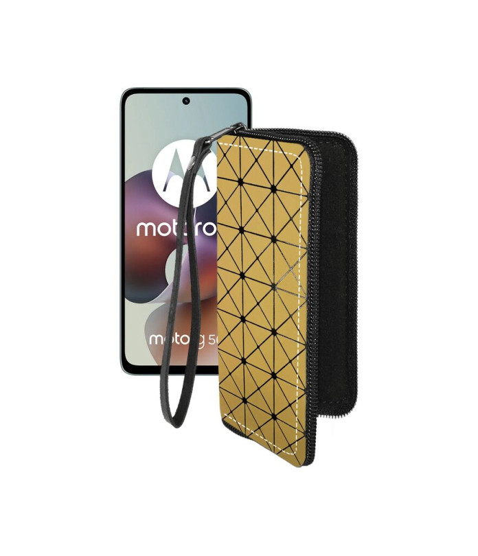 Чохол-гаманець з екошкіри для телефону Motorola Moto G56