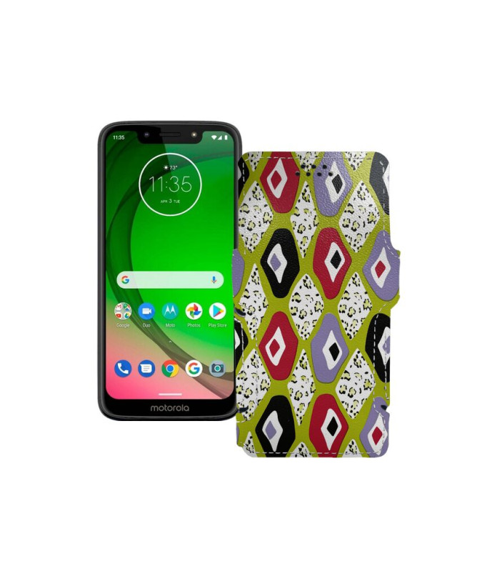 Чохол-книжка з екошкіри для телефону Motorola Moto G7 Power