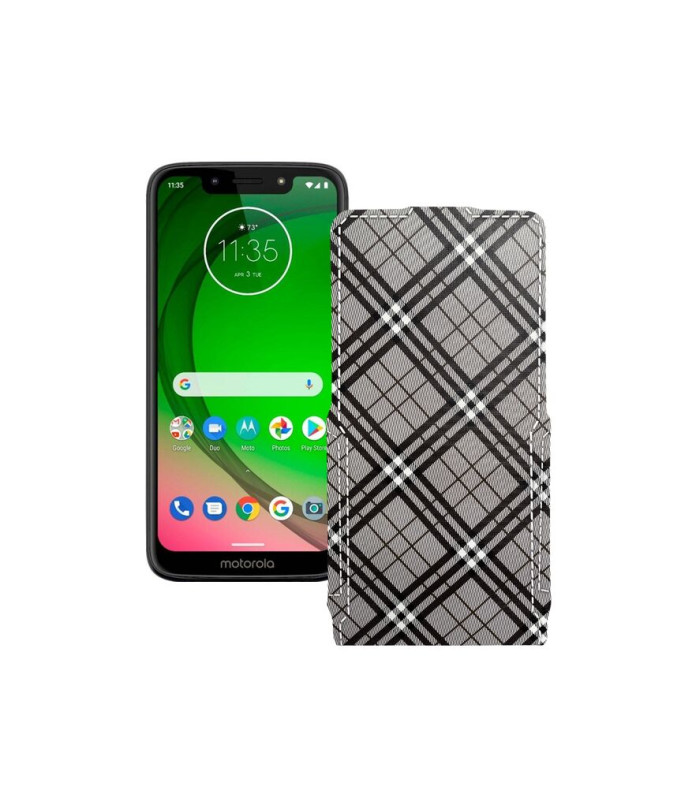 Чохол-флип з екошкіри для телефону Motorola Moto G7 Power