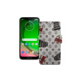 Чохол-книжка з екошкіри для телефону Motorola Moto G7 Power