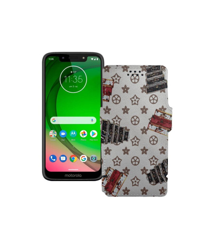 Чохол-книжка з екошкіри для телефону Motorola Moto G7 Power