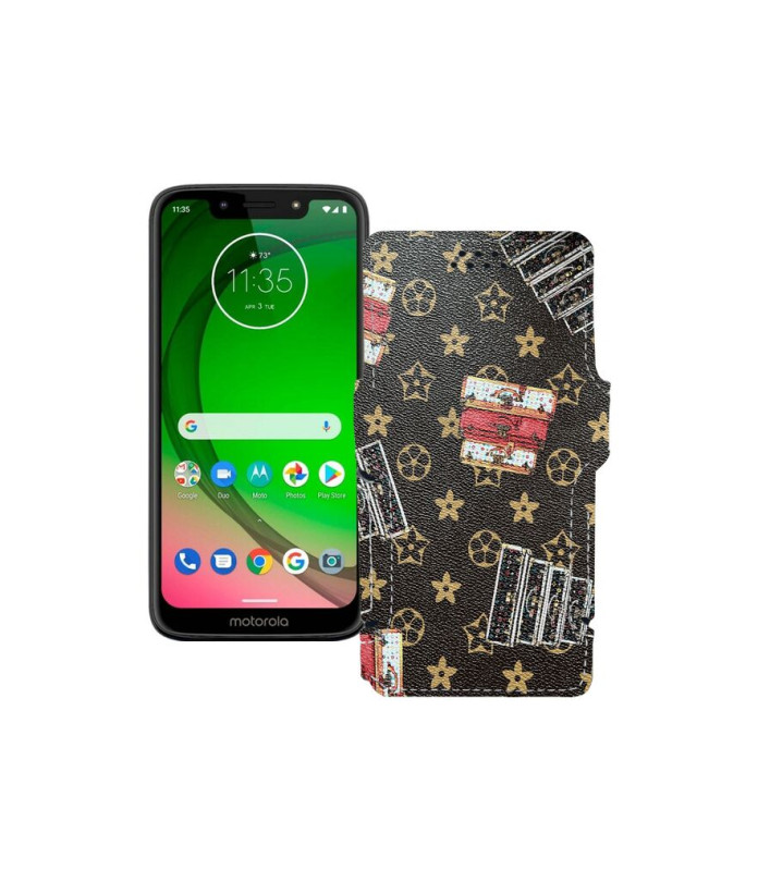 Чохол-книжка з екошкіри для телефону Motorola Moto G7 Power