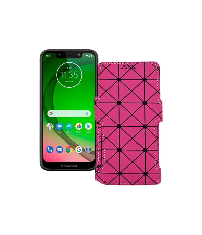 Чохол-книжка з екошкіри для телефону Motorola Moto G7 Power