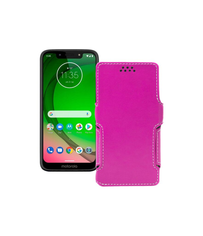 Чохол-книжка з екошкіри для телефону Motorola Moto G7 Power