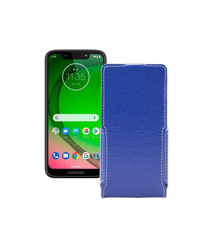 Чохол-флип з екошкіри для телефону Motorola Moto G7 Power