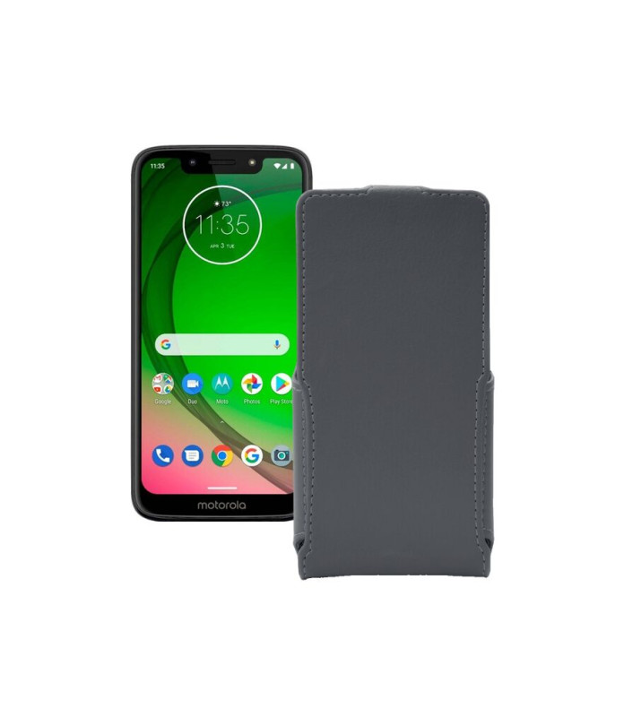 Чохол-флип з екошкіри для телефону Motorola Moto G7 Power