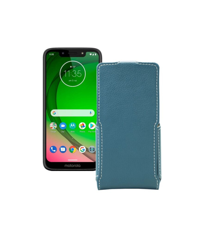 Чохол-флип з екошкіри для телефону Motorola Moto G7 Power