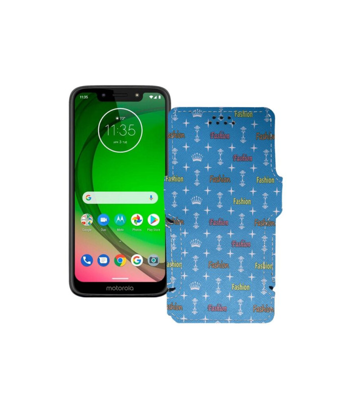 Чохол-книжка з екошкіри для телефону Motorola Moto G7 Power