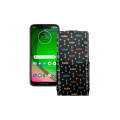 Чохол-флип з екошкіри для телефону Motorola Moto G7 Power