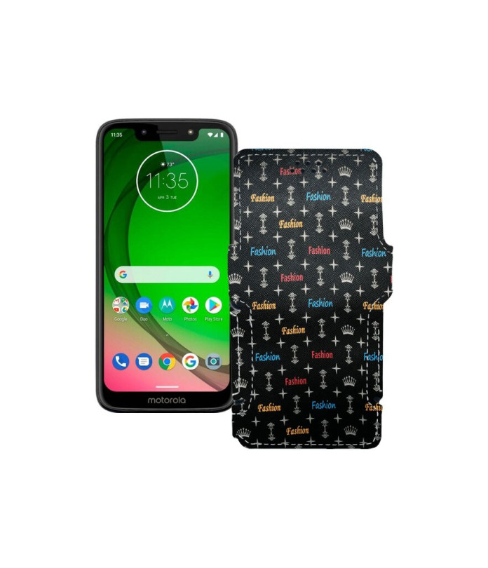 Чохол-книжка з екошкіри для телефону Motorola Moto G7 Power