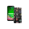 Чохол-флип з екошкіри для телефону Motorola Moto G7 Power