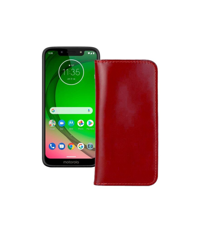 Портмоне з шкіри для телефону Motorola Moto G7 Power