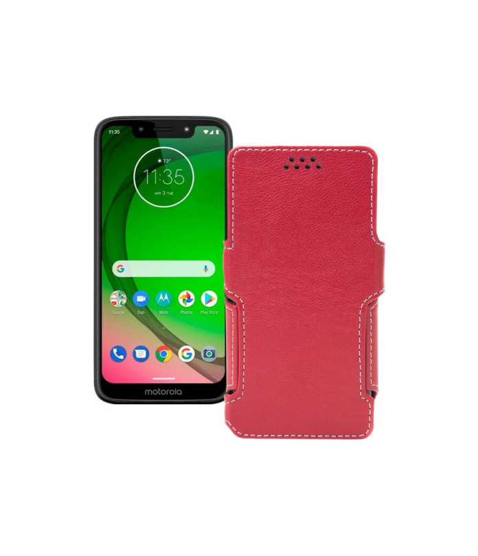 Чохол-книжка з екошкіри для телефону Motorola Moto G7 Power