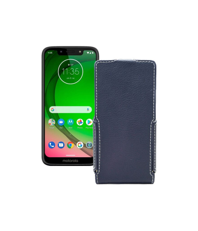 Чохол-флип з екошкіри для телефону Motorola Moto G7 Power