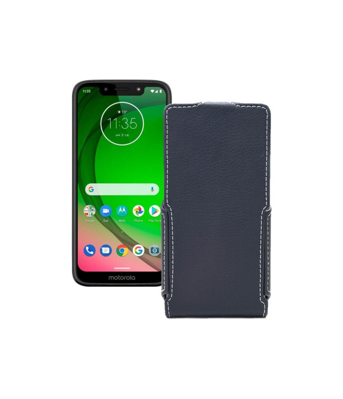 Чохол-флип з екошкіри для телефону Motorola Moto G7 Power