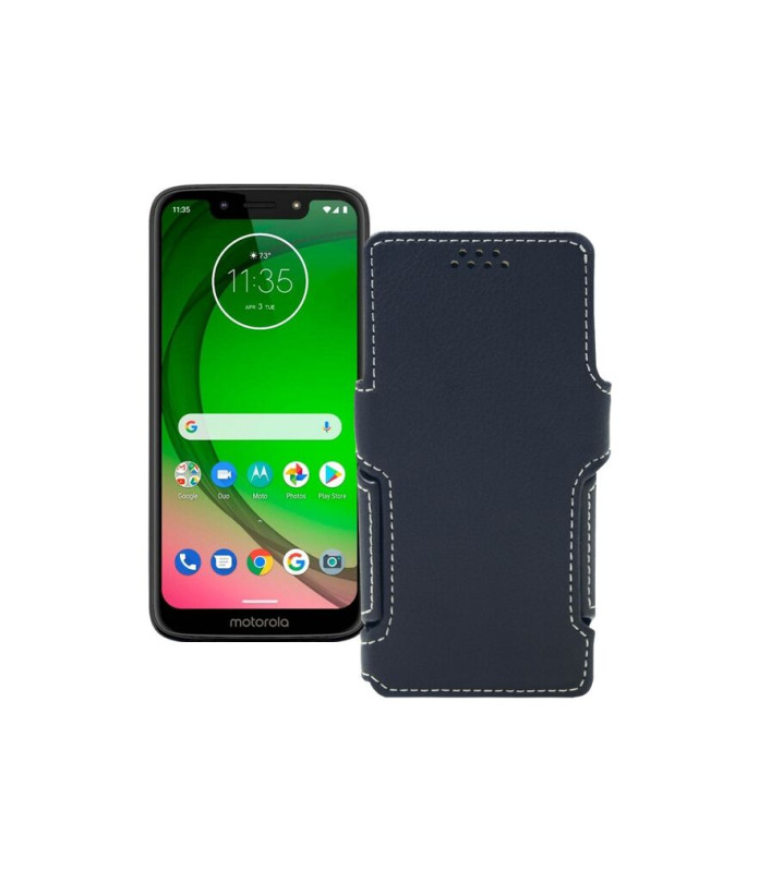 Чохол-книжка з екошкіри для телефону Motorola Moto G7 Power