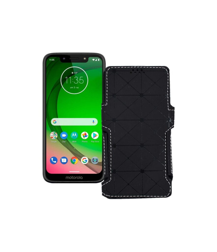 Чохол-книжка з екошкіри для телефону Motorola Moto G7 Power