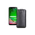 Витяжка з екошкіри для телефону Motorola Moto G7 Power