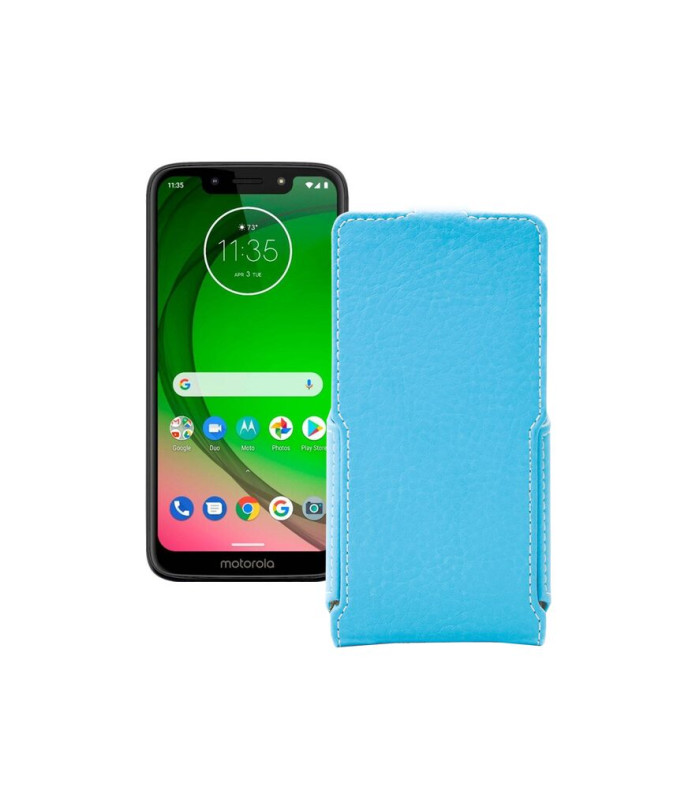 Чохол-флип з екошкіри для телефону Motorola Moto G7 Power