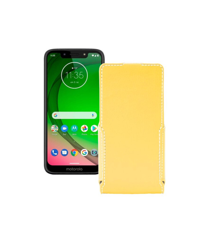 Чохол-флип з екошкіри для телефону Motorola Moto G7 Power