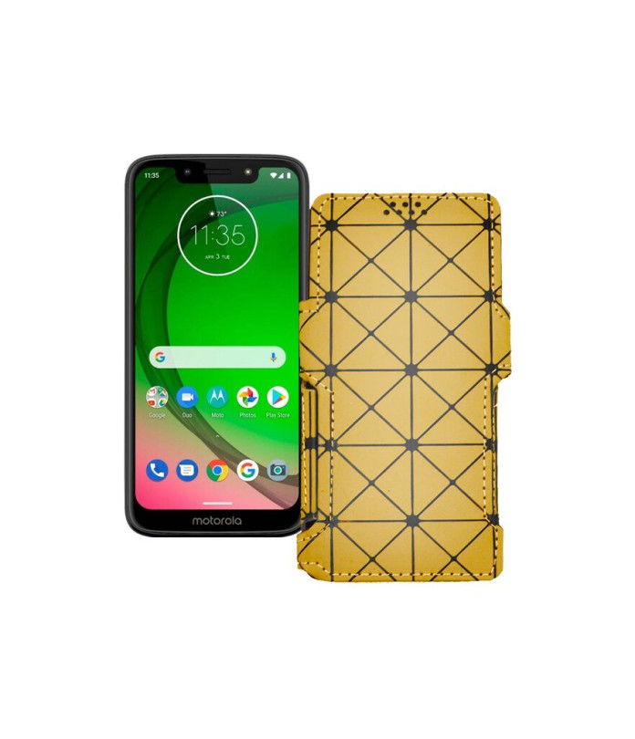 Чохол-книжка з екошкіри для телефону Motorola Moto G7 Power