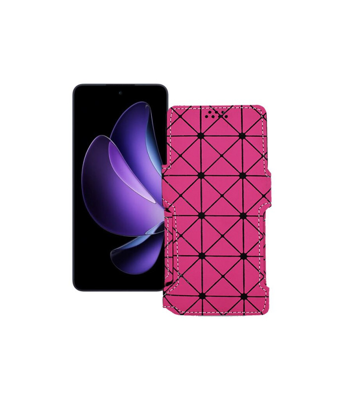 Чохол-книжка з екошкіри для телефону OPPO Reno 13 F 4G