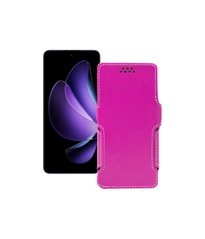 Чохол-книжка з екошкіри для телефону OPPO Reno 13 F 4G