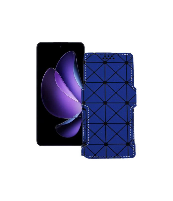 Чохол-книжка з екошкіри для телефону OPPO Reno 13 F 4G
