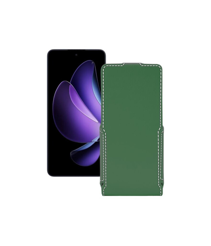 Чохол-флип з екошкіри для телефону OPPO Reno 13 F 4G
