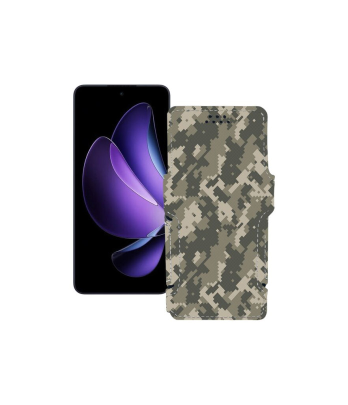 Чохол-книжка з екошкіри для телефону OPPO Reno 13 F 4G