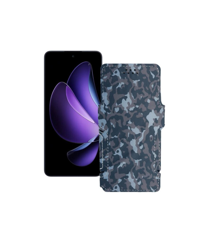 Чохол-книжка з екошкіри для телефону OPPO Reno 13 F 4G