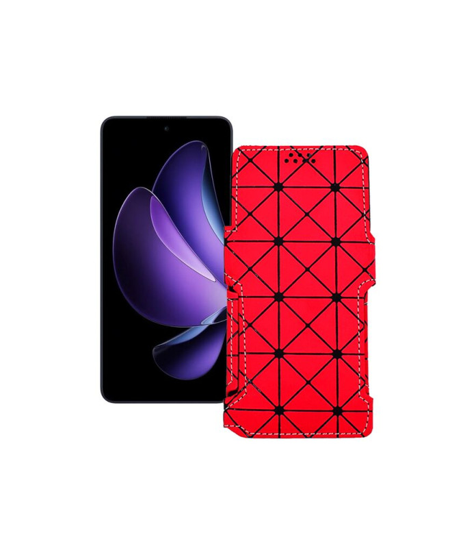 Чохол-книжка з екошкіри для телефону OPPO Reno 13 F 4G
