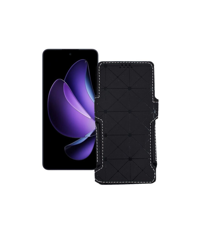 Чохол-книжка з екошкіри для телефону OPPO Reno 13 F 4G
