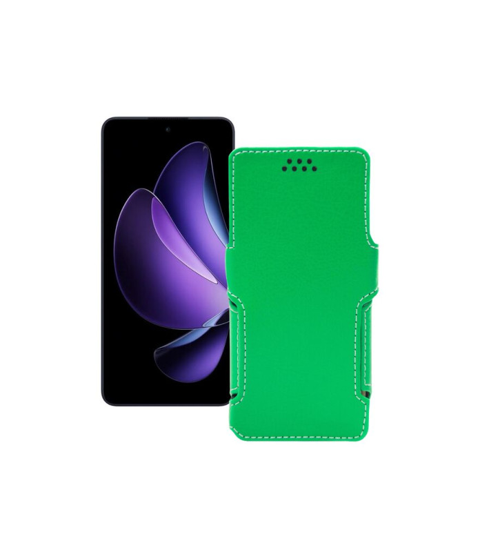 Чохол-книжка з екошкіри для телефону OPPO Reno 13 F 4G
