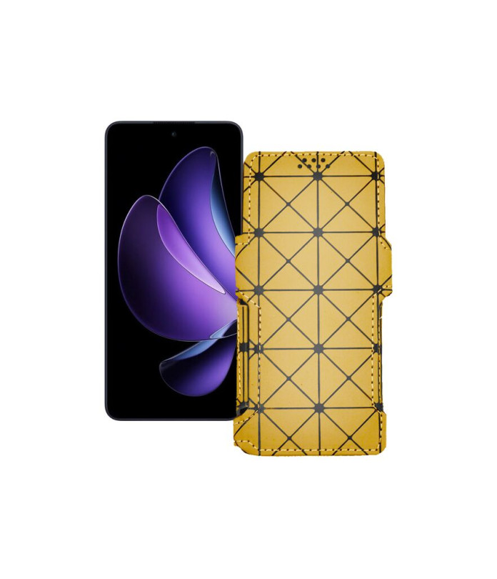 Чохол-книжка з екошкіри для телефону OPPO Reno 13 F 4G