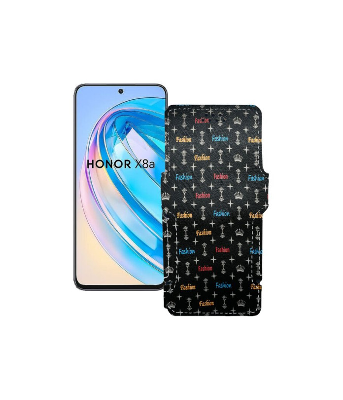 Чохол-книжка з екошкіри для телефону Honor X8a