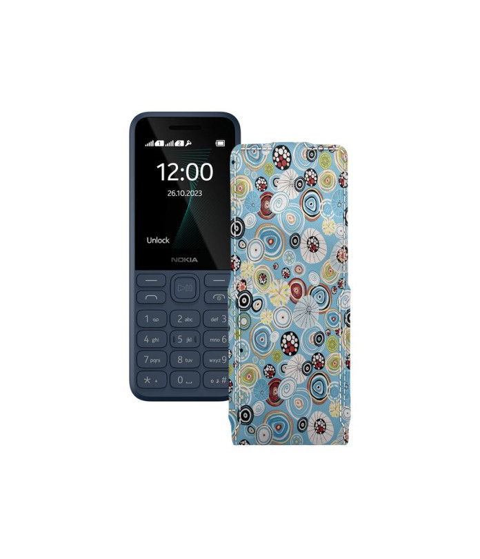 Чохол-флип з екошкіри для телефону Nokia 130 2023