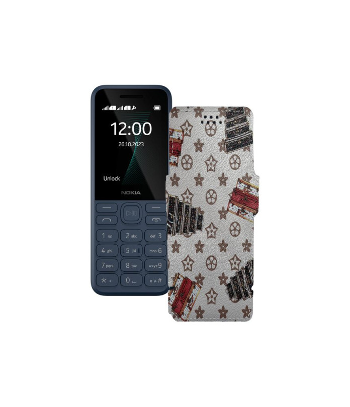 Чохол-книжка з екошкіри для телефону Nokia 130 2023