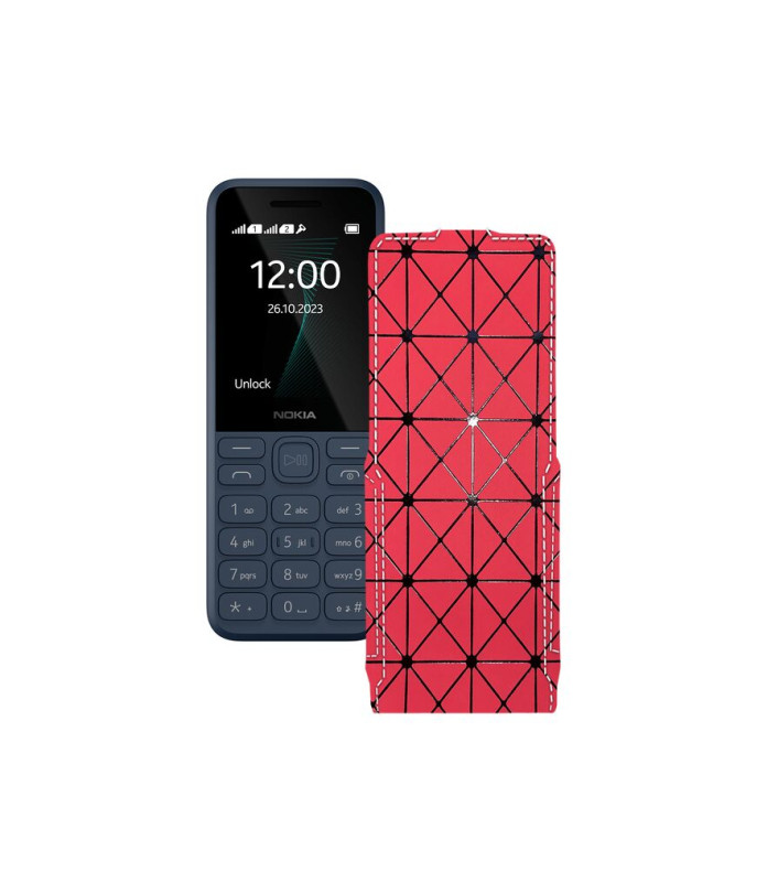 Чохол-флип з екошкіри для телефону Nokia 130 2023