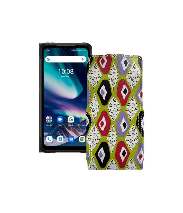 Чохол-флип з екошкіри для телефону UMiDIGI Bison X20