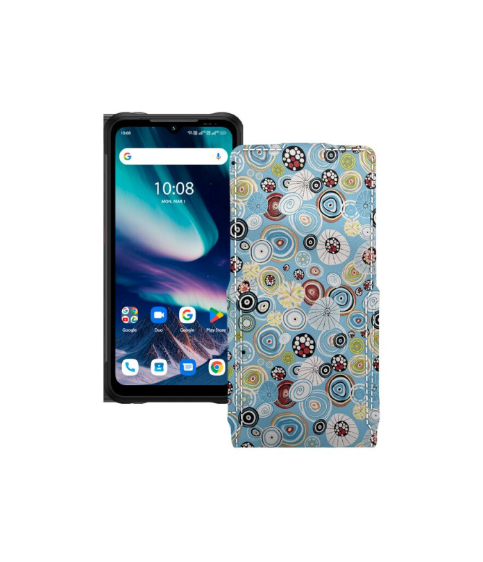 Чохол-флип з екошкіри для телефону UMiDIGI Bison X20