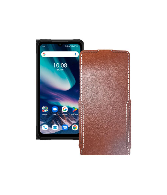 Чохол-флип з екошкіри для телефону UMiDIGI Bison X20