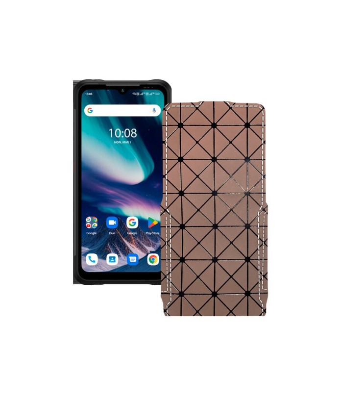 Чохол-флип з екошкіри для телефону UMiDIGI Bison X20
