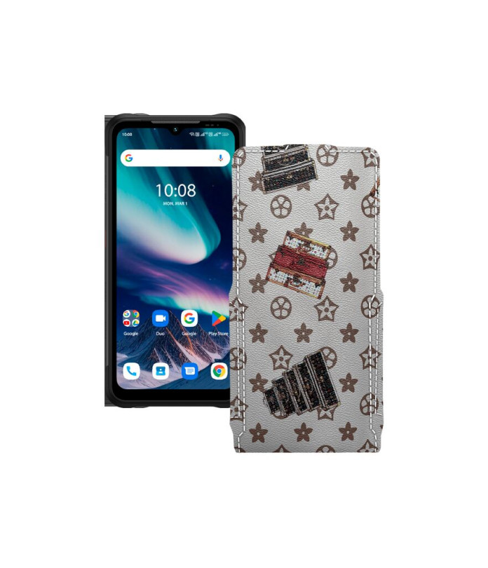 Чохол-флип з екошкіри для телефону UMiDIGI Bison X20