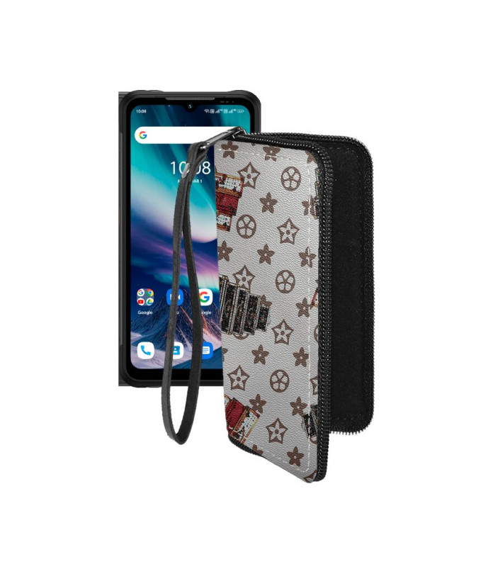 Чохол-гаманець з екошкіри для телефону UMiDIGI Bison X20