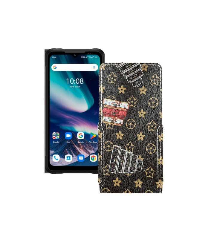 Чохол-флип з екошкіри для телефону UMiDIGI Bison X20