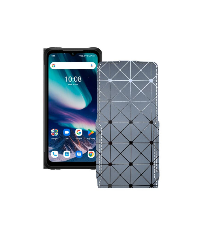 Чохол-флип з екошкіри для телефону UMiDIGI Bison X20