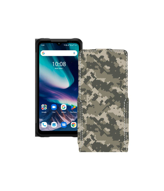 Чохол-флип з екошкіри для телефону UMiDIGI Bison X20