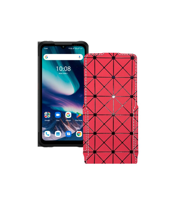 Чохол-флип з екошкіри для телефону UMiDIGI Bison X20